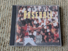 World Class Baseball TurboGrafx 16 TG Complete CIB Tested Working READ