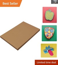 Light Brown Construction Paper, 12" x 18", 100 Sheets for Art Crafts