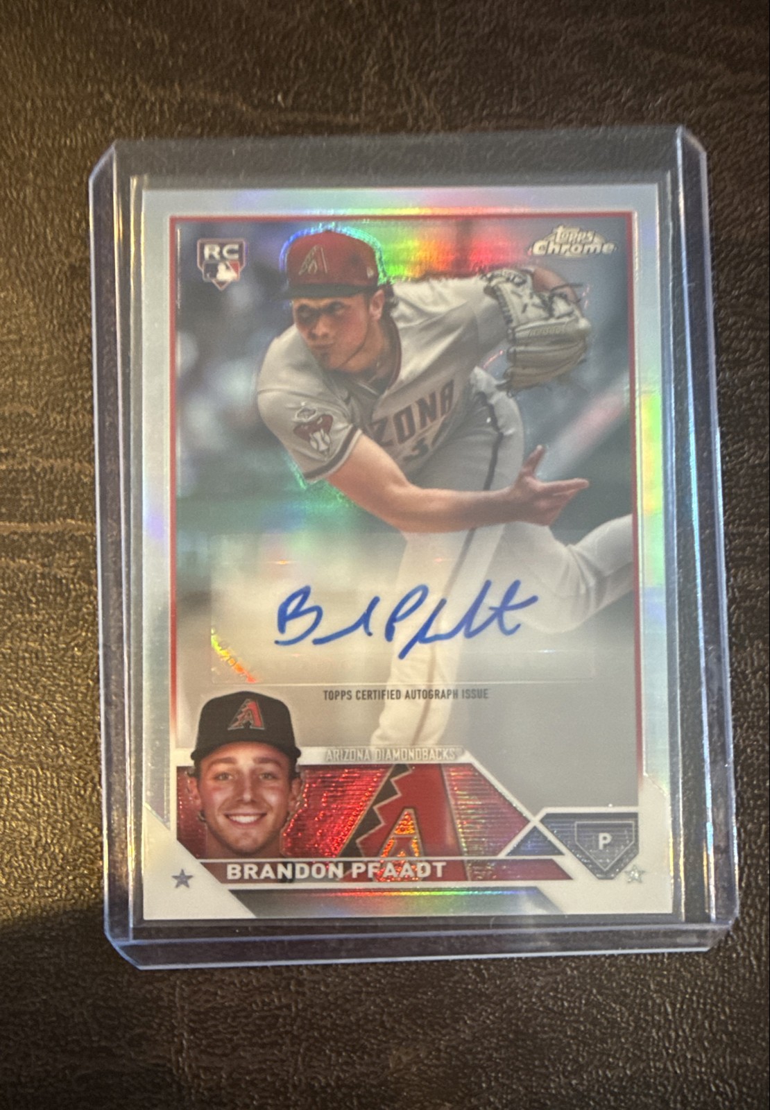 2023 Topps Chrome Update Series - Autographs Brandon Pfaadt #AC-BP Refractor...