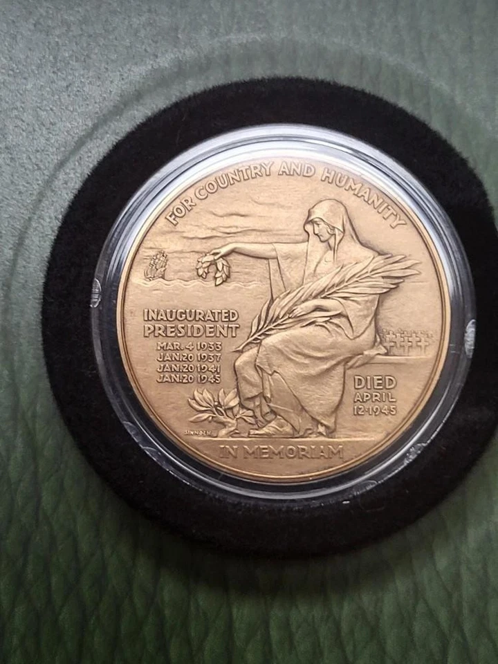 2014 ROOSEVELT Coin and Chronicles Set US Mint SILVER Medal Reverse PROOF $ Dime - Image 4 of 4