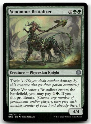 Venomous Brutalizer #193 (NM) Phyrexia All Will Be One ONE Magic MTG