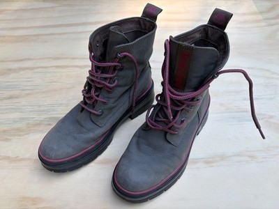 Timberland Women's Malynn EK+ Waterproof Mid Lace Boots Olive Nubuck A2F75