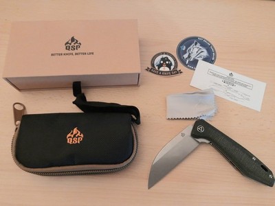 QSP Pelican S35VN   Messer NEU   Taschenmesser Klapp Bushcraft Survival Outdoor