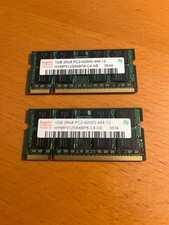2 * 1GB HYNIX 2Rx16 PC2-4200S-444-12 DDR2 SODIMM memory
