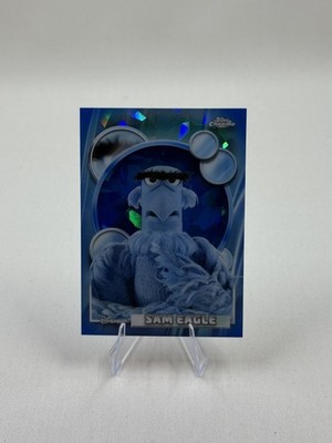 2026 Topps Chrome Sapphire Sam Eagle 60 Blue - The Muppets