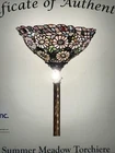 New - VTG -Tiffany Style Floor Lamp Limited Edition ...Summer Meadow Torchiere