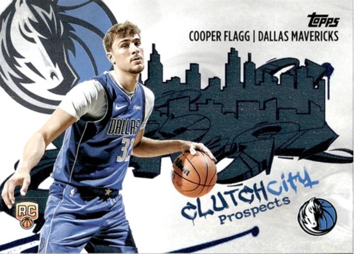 2025-26 Topps Clutch City Prospects CC-1 Cooper Flagg Mavericks