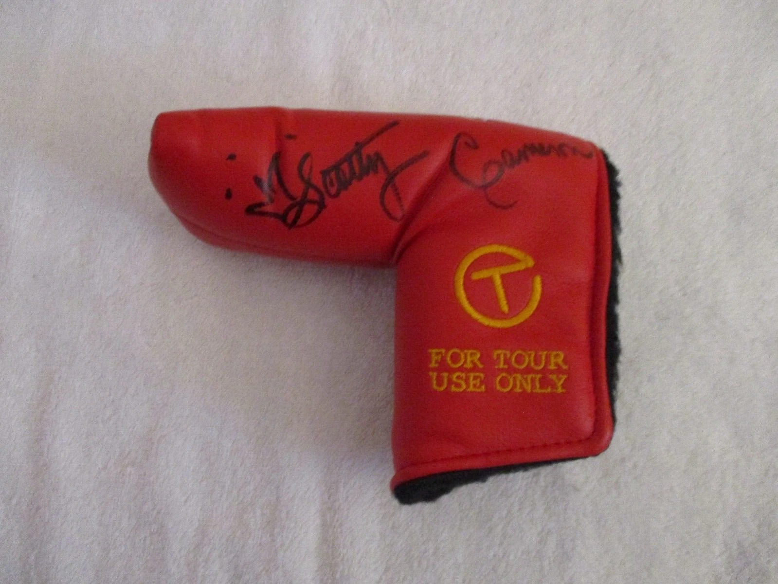 Scotty Cameron 2002 Red Studio Stainless CT For Tour Use Only Signed Headcover