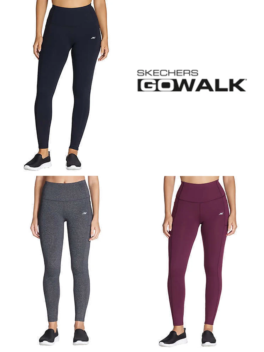 Skechers Women's Go Walk High Waist Yoga Workout Leggings