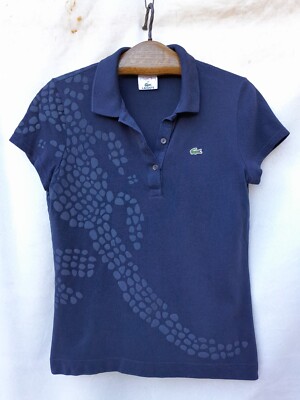 Lacoste x Michael Yang Plastic Polo Shirt Womens Large