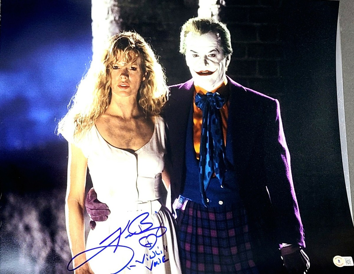 KIM BASINGER w/ Jack Nicholson Signed Auto BATMAN 