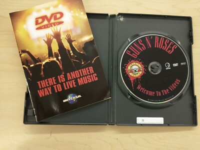 GUNS AND ROSES - welcome to the videos DVD SLASH AXL G'N'R DISC