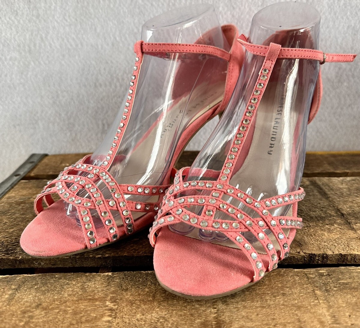 Chinese Laundry Pink Heels Shoes Formal Wedding Special Occasion