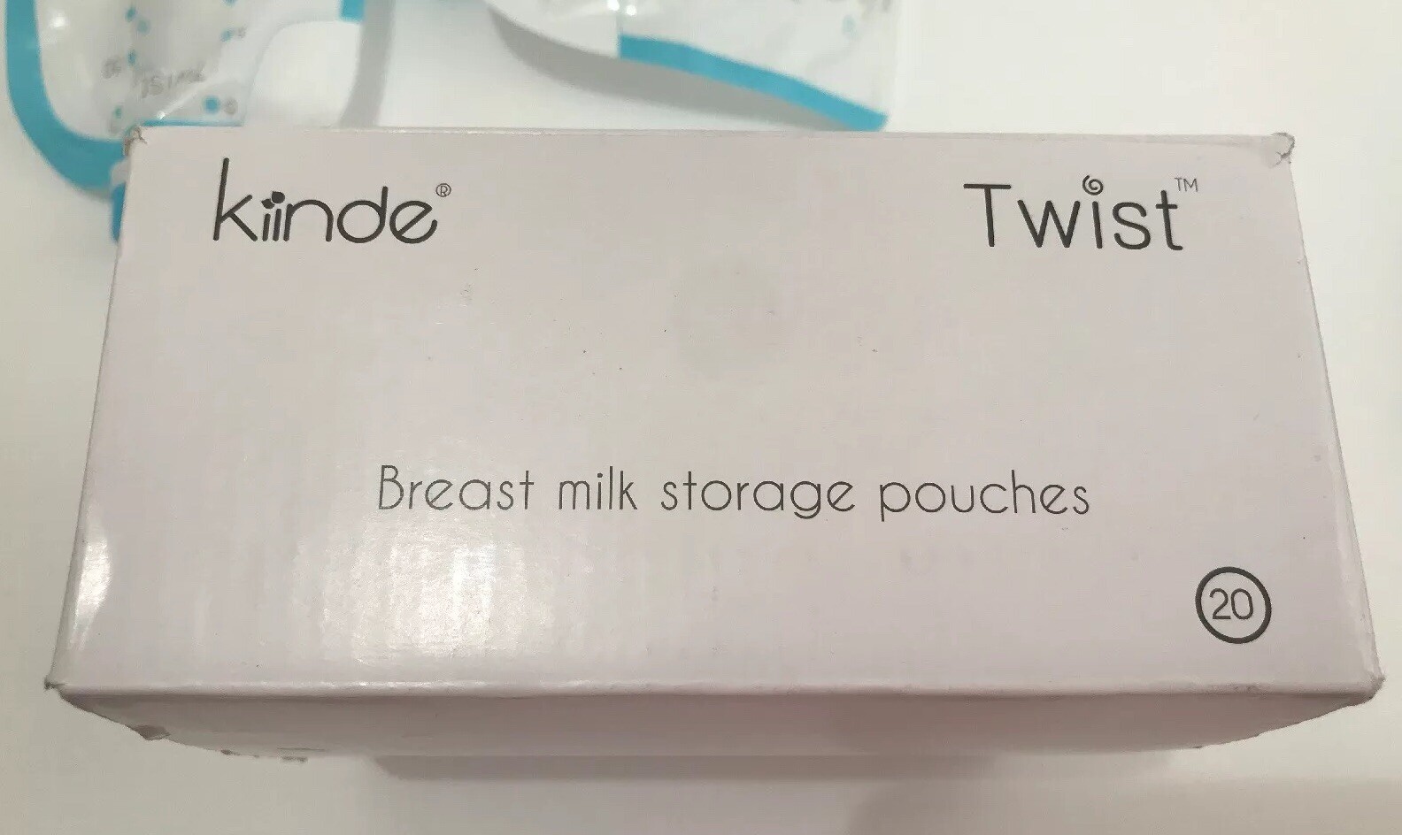 New Box of 20 Kiinde Twist Top Nursing Breast Milk Storage Pouches Bags
