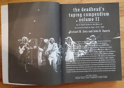 Grateful Dead Book The Deadheads Taping Compendium 1975-85 Getz +