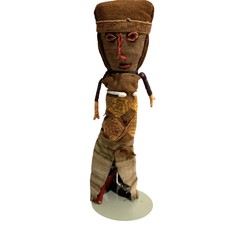Antique Peruvian Chancay Burial Doll Textile ...