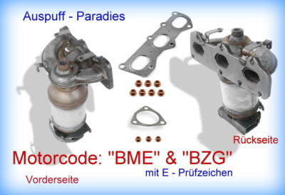 Katalysator für Skoda Roomster 1.2 Typ 5J BME BZG 64+70PS Euro 4/5 bis 05/09+Kit