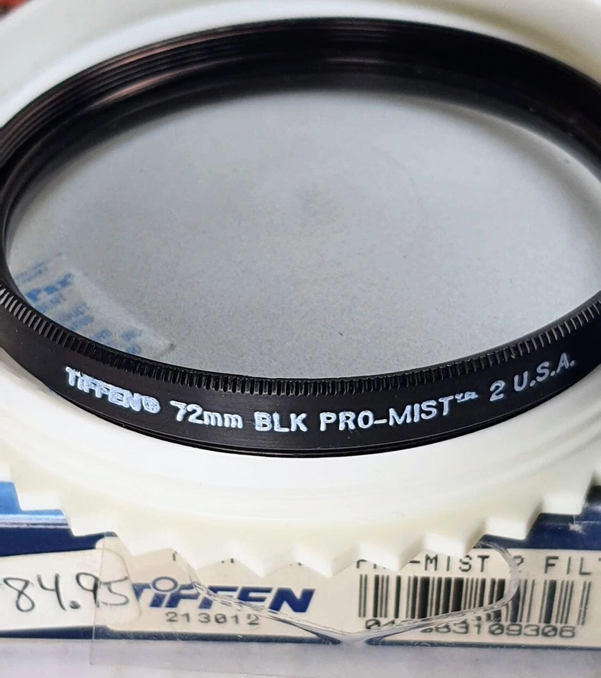 Tiffen 72mm Pro-mist 2 Promist-2 OEM TIFFEN 72 mm 72PM2 Soft Focus Diffusion E72 - Image 3 of 4