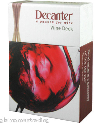 DELUXE DEKANTER WEINKARTEN - DECK WEINKARTEN FÜR DEN WEINLIEBHABER