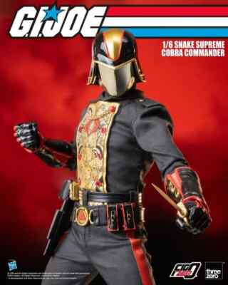 Threezero G.I. Joe FigZero Snake Supreme Cobra Commander Exclusive