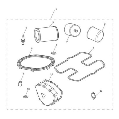 Triumph Kit Air Cooled Modern Classics Thruxton / Bonneville OEM T3990011