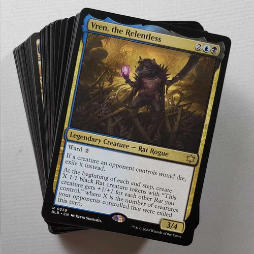 MTG Commander Vren the Relentless Custom 100 Card Rat EDH Deck with Rares