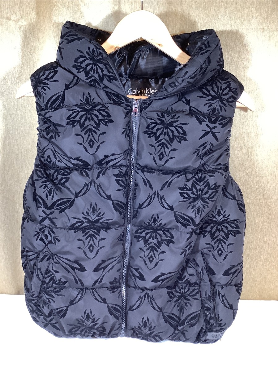 Calvin Klein Performance Hooded Puffer Vest Black, Black