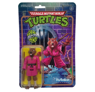 Super 7 Reaction Figure SPLINTER Wave 2 Teenage Mutant Ninja Turtles TMNT NIP
