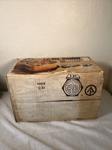 VTG 70s Montgomery Ward 6 Qt. Slow Cooker Plus Orange Brown NOS RARE Brand New - Picture 6 of 6
