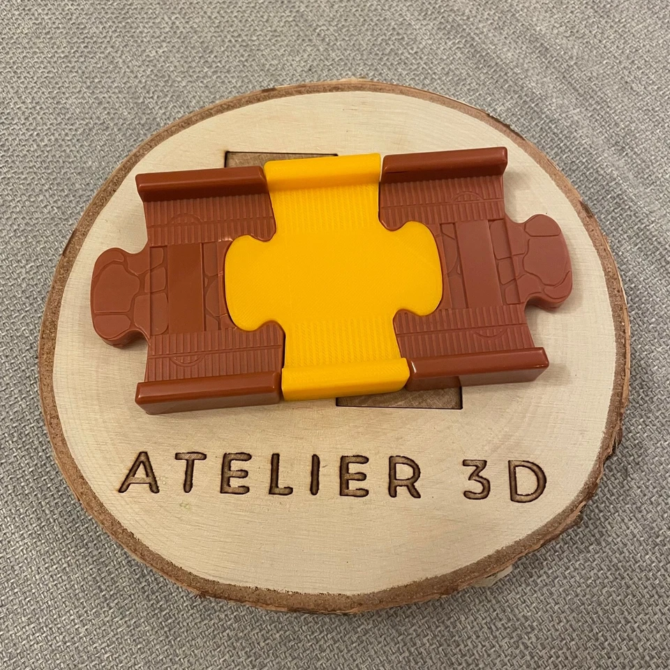 Generic MM Track Part (Rail Male/Male) Compatible Tut T Cars - Image 4 of 4