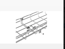 (1000) NIB Legrand Cablofil CE25EZ square cable tray splice washer!