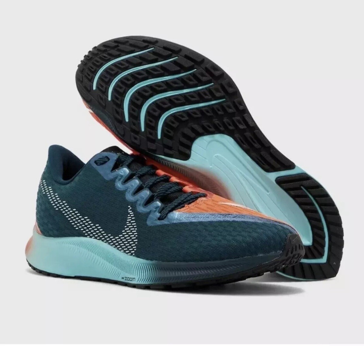 Nike Zoom rival Fly Hakone Trainers Uk 13 EU CN6881 300 Orange  Turquoise