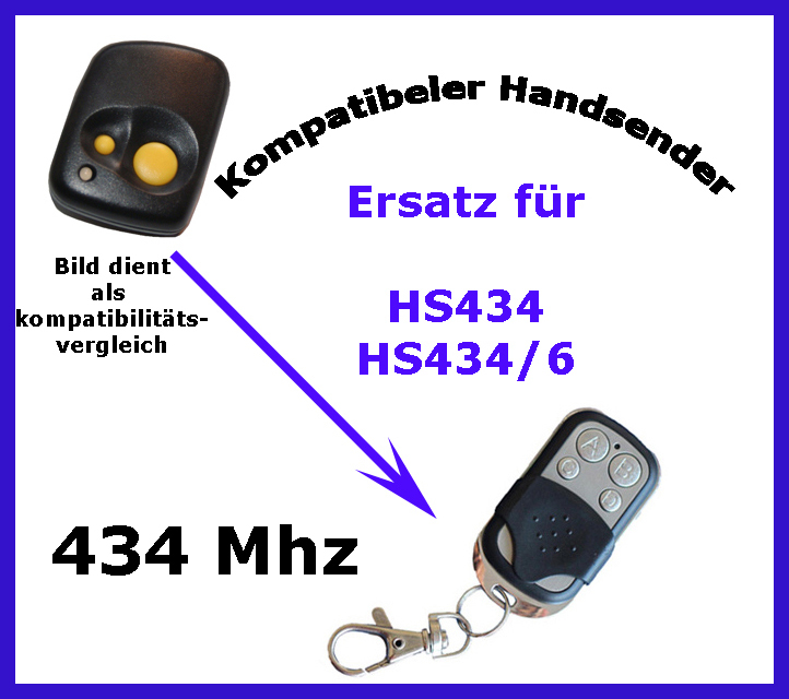 TK STAR T&eacute;l&eacute;commande 433 Mhz Compatible Avec Homentry Liftmaster 4330E, 4332E, G4332, 4333E