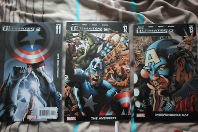 Marvel Comics The Ultimates 2 issue 11 - 13  AVENGERS  CAPTAIN AMERICA  HULK