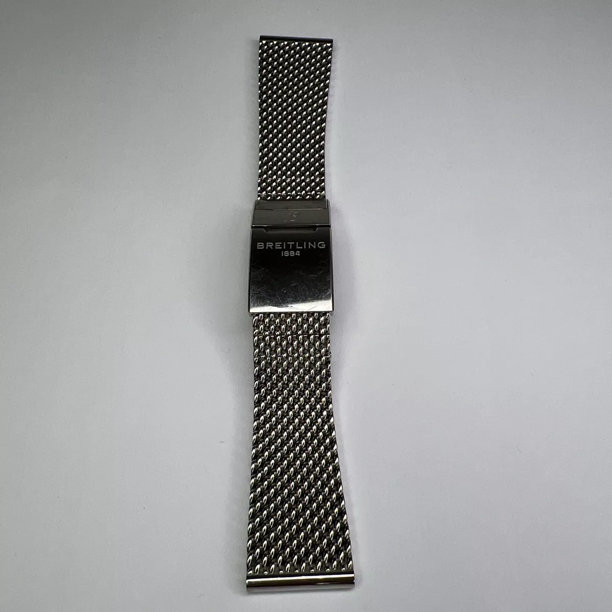 Genuine 22mm Breitling Mesh Stainless Steel 5221 207A Bracelet w