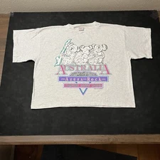 Koala Bear Aboriginal Shirt Australia Crop Top Avers Rock Beach 80s USA Spirit