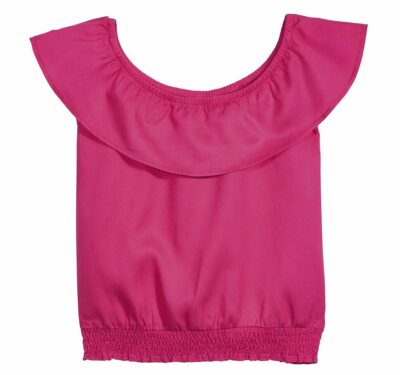 Pepperts Kinder Mädchen Bluse Shirt Pink - Gr. 128