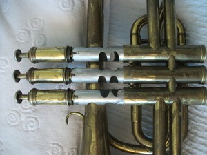 Halari Paris Bb Cornet - Antique 1860s Napoleon III Imperial Warrant Horn