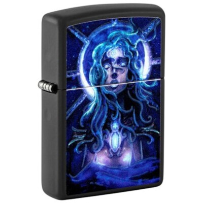 Zippo Benzinfeuerzeug Cyber Punk Damen winddicht Raucher Geschenk Neu