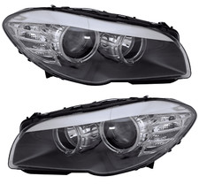 Scheinwerfer Angel Eyes Für BMW 5er F10 F11 ab 2009-06/2013 LINKS + RECHTS