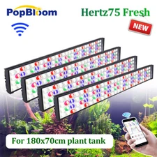 4PCS PopBloom LED Aquarium Light Full Spetrum for Freshwater Tropical Plant Lamp