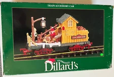 New Bright Dillard's Trimmings Train Accessory Car Log Mill Car 383-2-4 G Scale