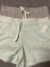 2 Pack - 32 Degrees Cool Women's Pull on Shorts - Gray/Green - X-Large
