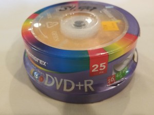 08 25 Pack Memorex 16x Cool Colors Blank 4 7gb Dvd R Plus R Sealed Ebay