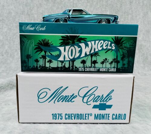 🇺🇸Hot Wheels RLC Redline Club Exclusive 1975 Chevrolet Monte Carlo Blue H35