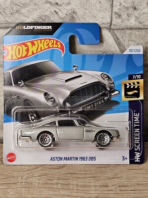 Hot Wheels Aston Martin 1963 DB5, 2024, 007, GOLDFINGER, JAMES BOND, NEU & OVP
