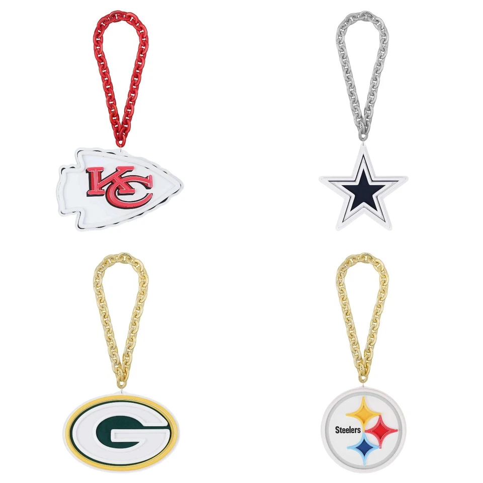 NFL Fan Chain, Big Neon Light Up Team Logo - Image 2 of 2