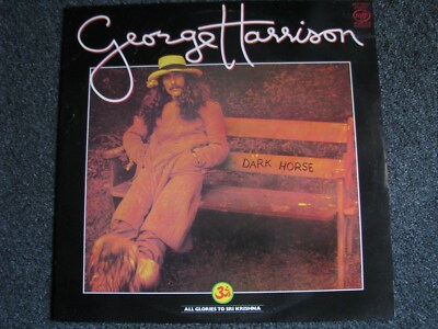 George Harrison-Dark Horse LP-1974 UK-Music for Pleasure-MFP50510-Ex The Beatles