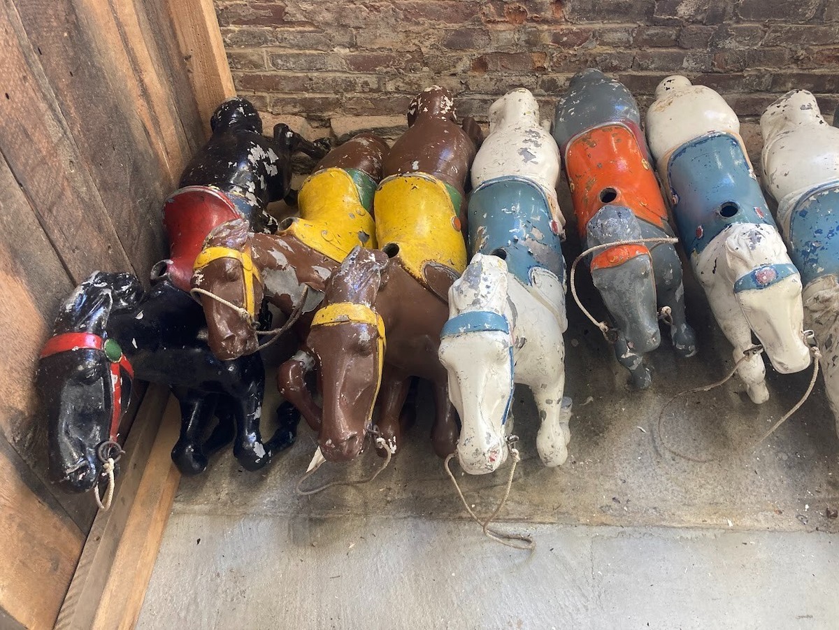 1950's 20-Horse Allan Herschell Little Beauty Carousel for