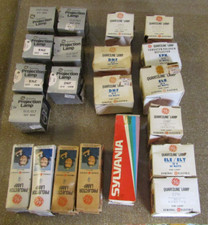 Lot Of 21 , VINTAGE PROJECTOR/PHOTO LAMPS BULBS , SYLVANIA AND GE